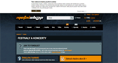 Desktop Screenshot of festivaly.metalshop.cz